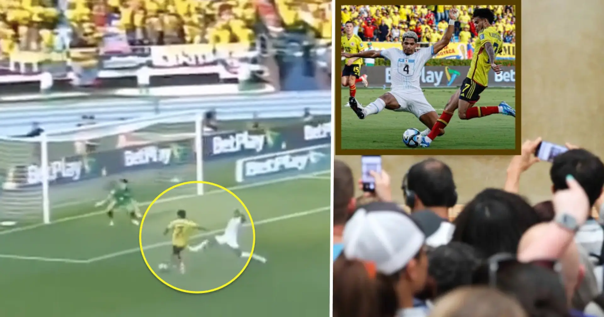 'Hang it in the Louvre': Araujo's last-ditch tackle v Colombia spotted