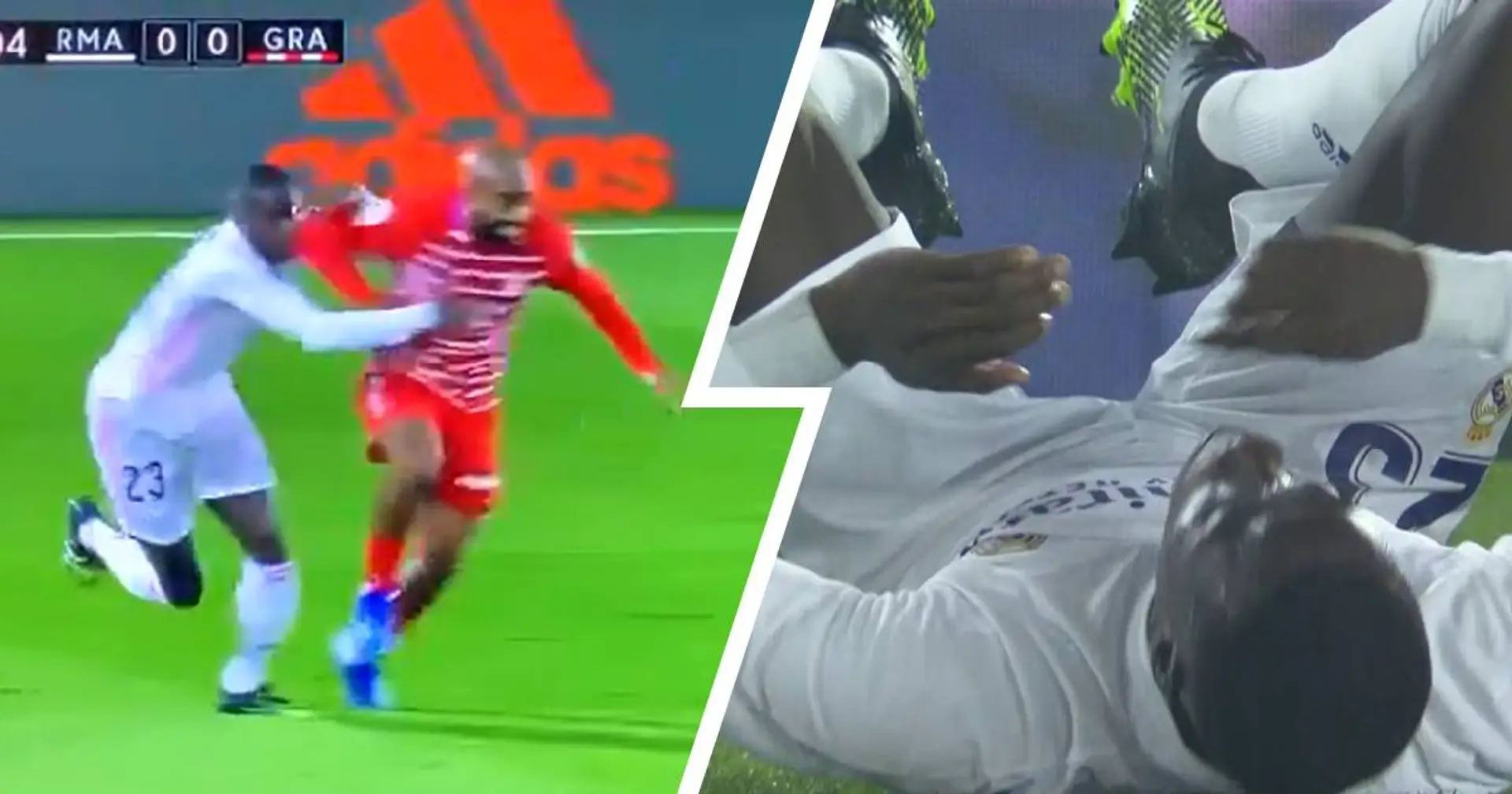 'World would call for Ramos' head if he did this': fan furious Foulquier gets away with elbowing Mendy