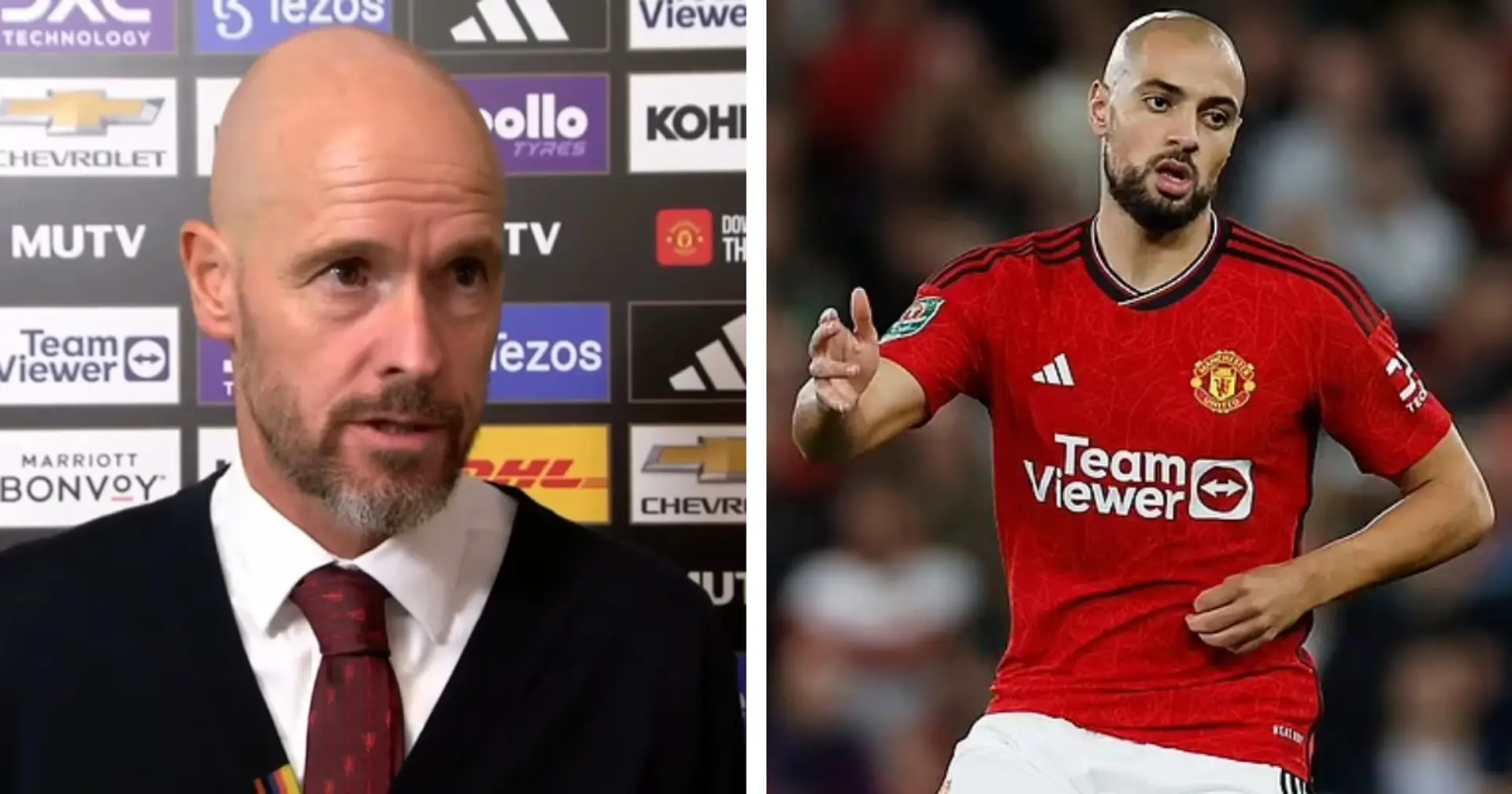'He brings the energy and the dynamic': Ten Hag defends playing Amrabat at left-back against Crystal Palace