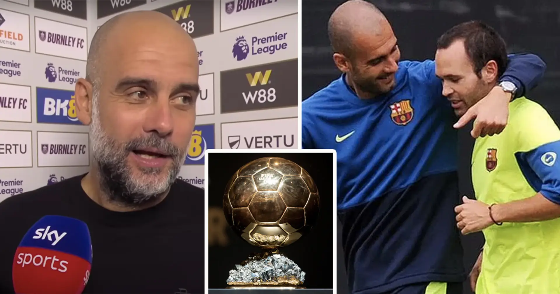 Pep's 'Iniesta quote' is going viral as Ballon  d'Or favourites are revealed
