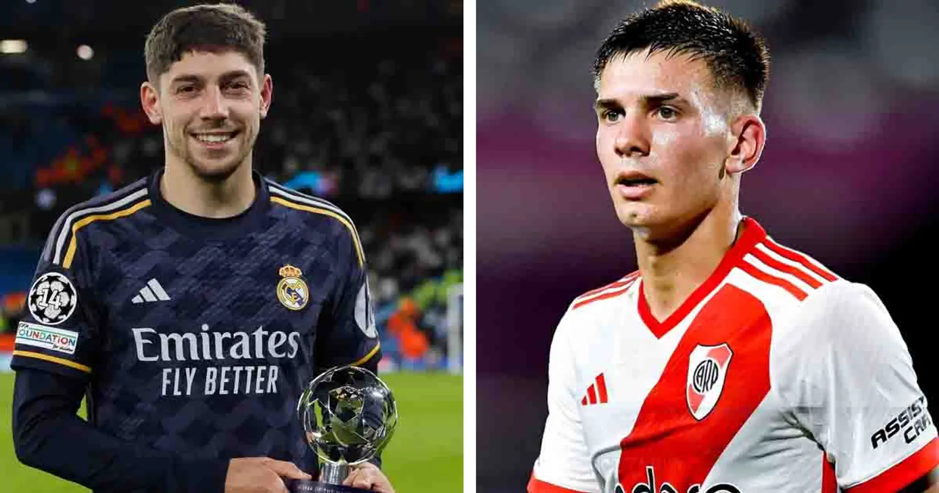 Real Madrid leading race to sign River Plate midfielder considered 'another gem similar to Fede Valverde' (reliability: 5 stars)