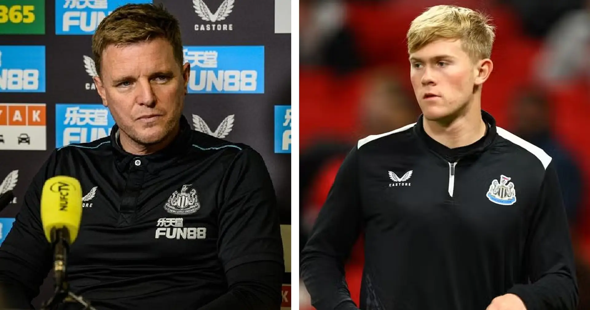 Eddie Howe expresses doubts over Lewis Hall's Newcastle move becoming permanent