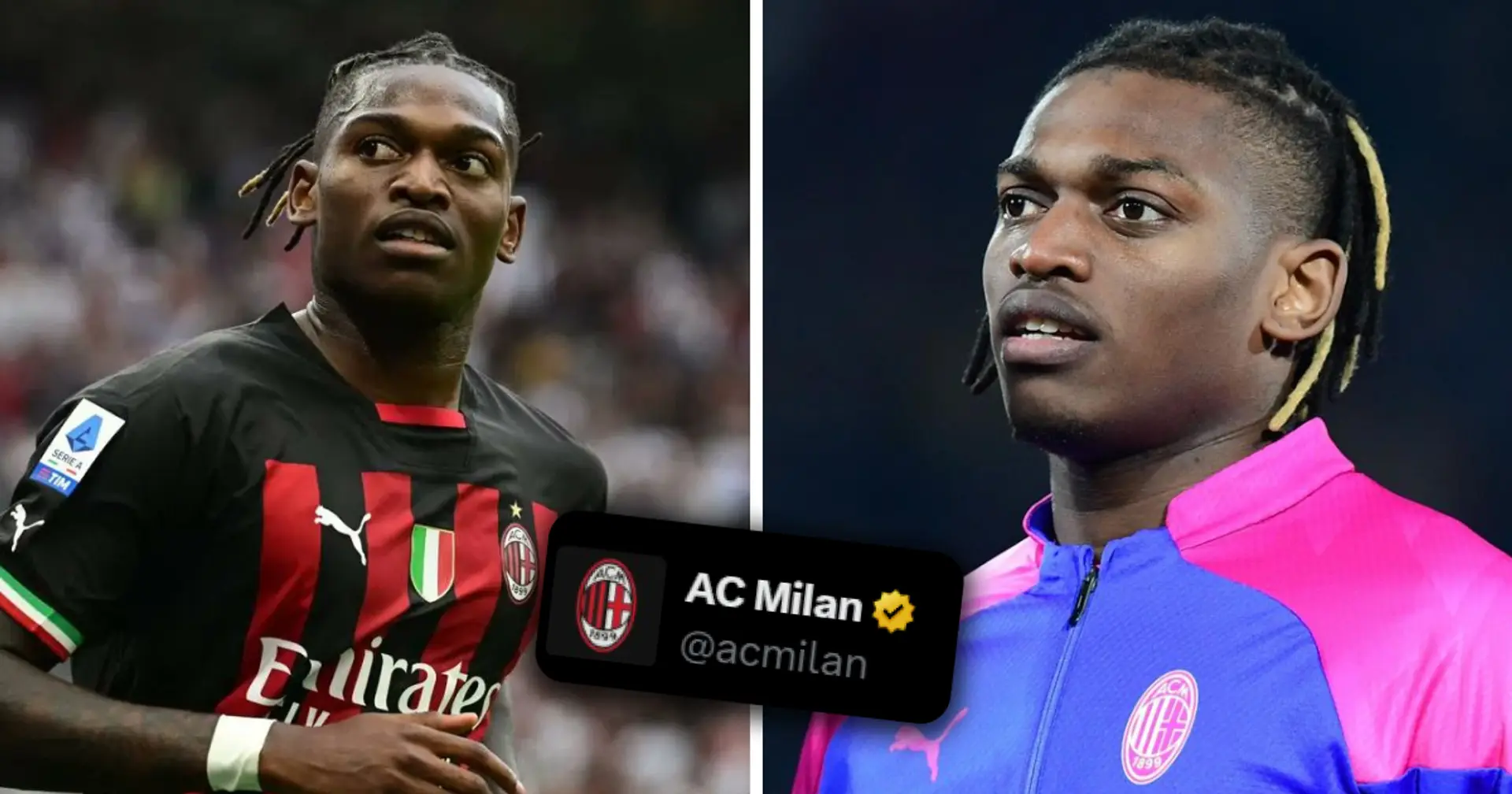 AC Milan support Rafael Leao after alleged racist abuse on social media