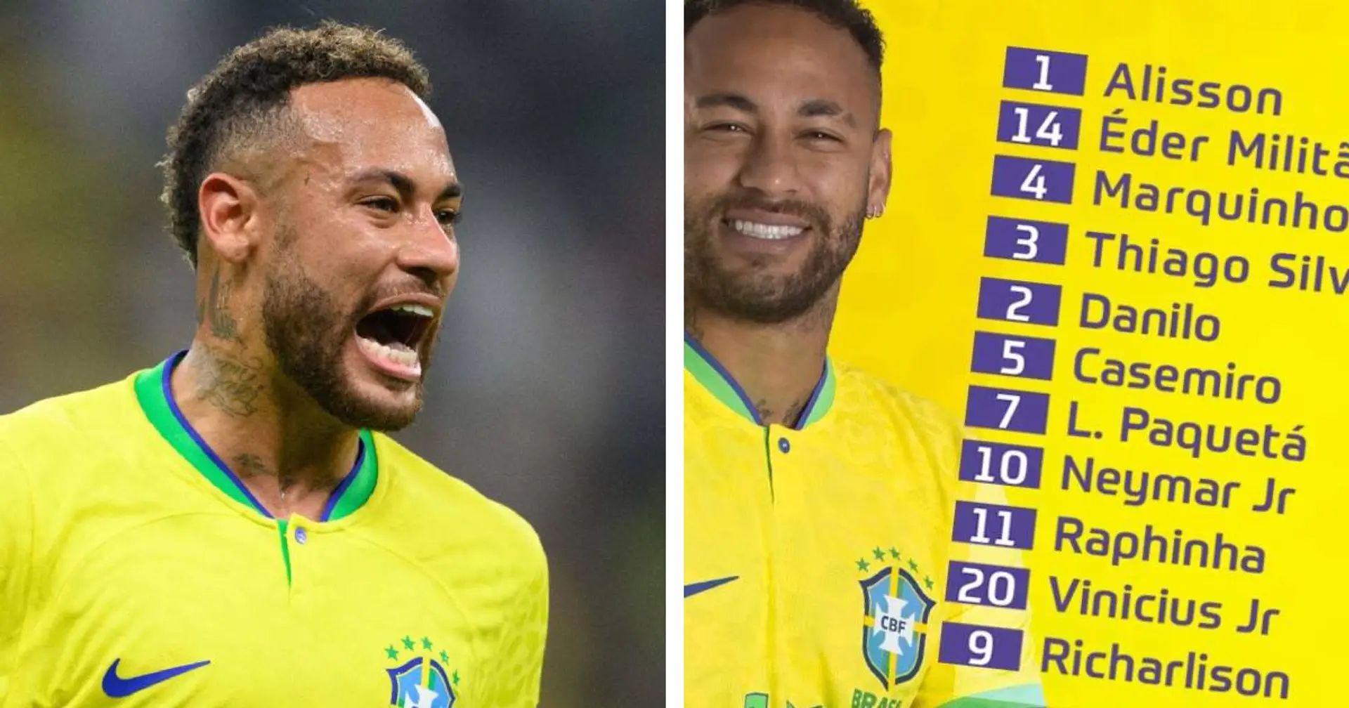 OFFICIEL : Neymar titulaire avec le Brésil contre la Corée du sud