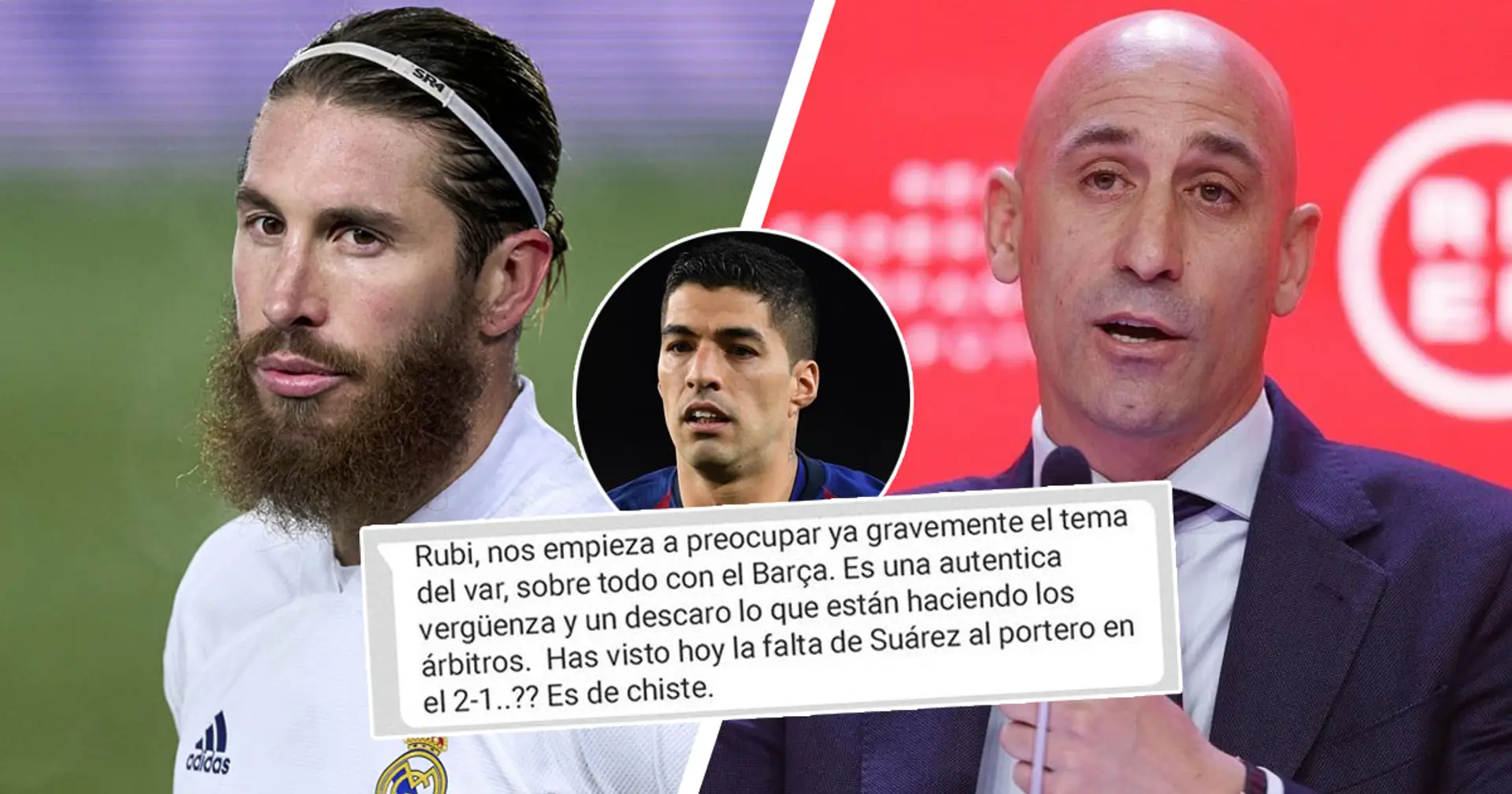 'It's a real shame': Leaked messages show Sergio Ramos complaining over VAR in Barca games to FA president