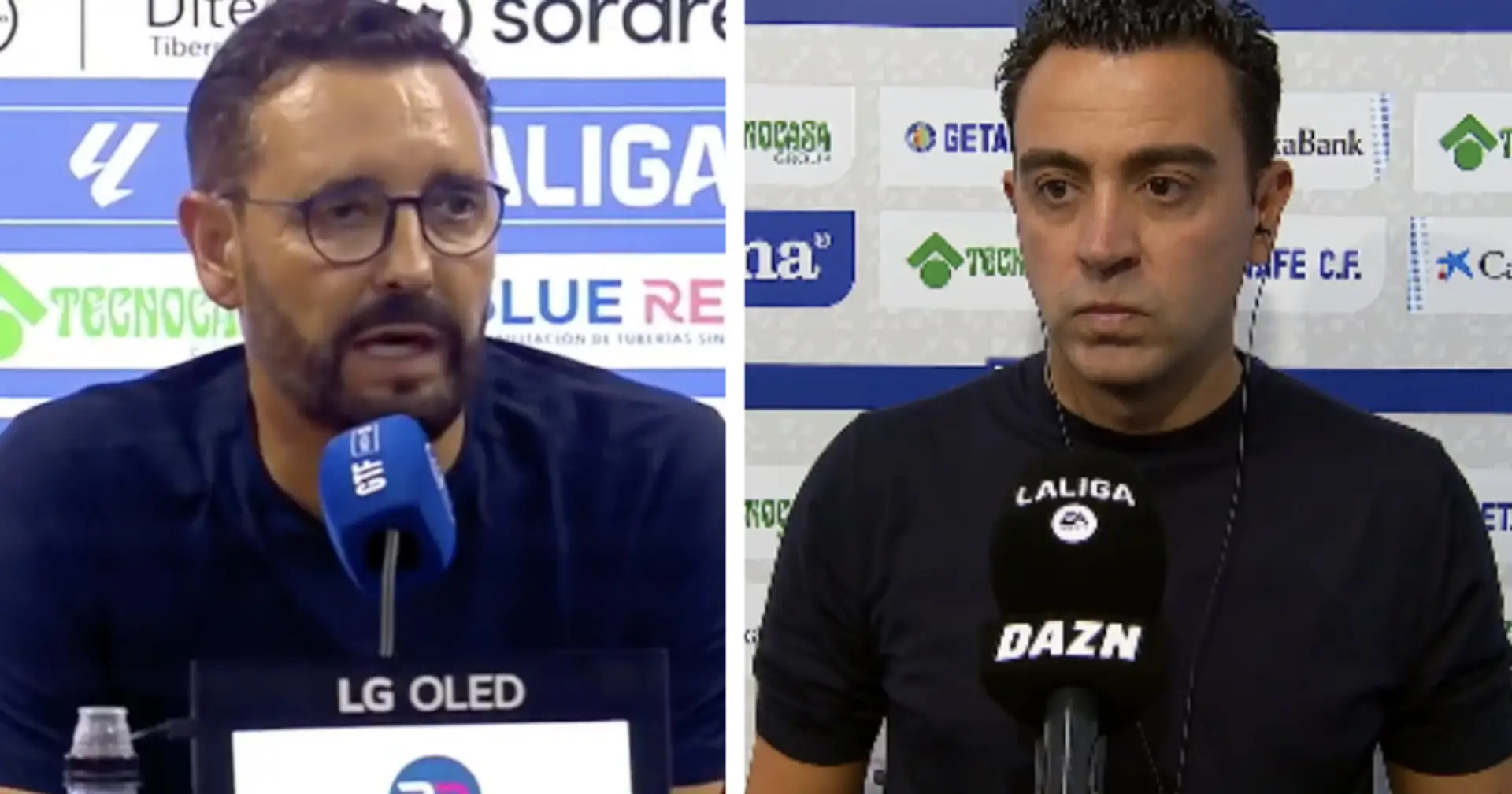 'Xavi's words don't help La Liga. He's trying to justify the lost points': Getafe coach Bordalas