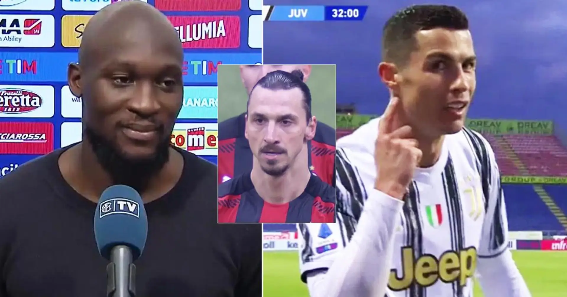 Romelu Lukaku: 'Yo quiero ganar por el Inter, Cristiano por la Juve. Zlatan quiere ganar para sí mismo'