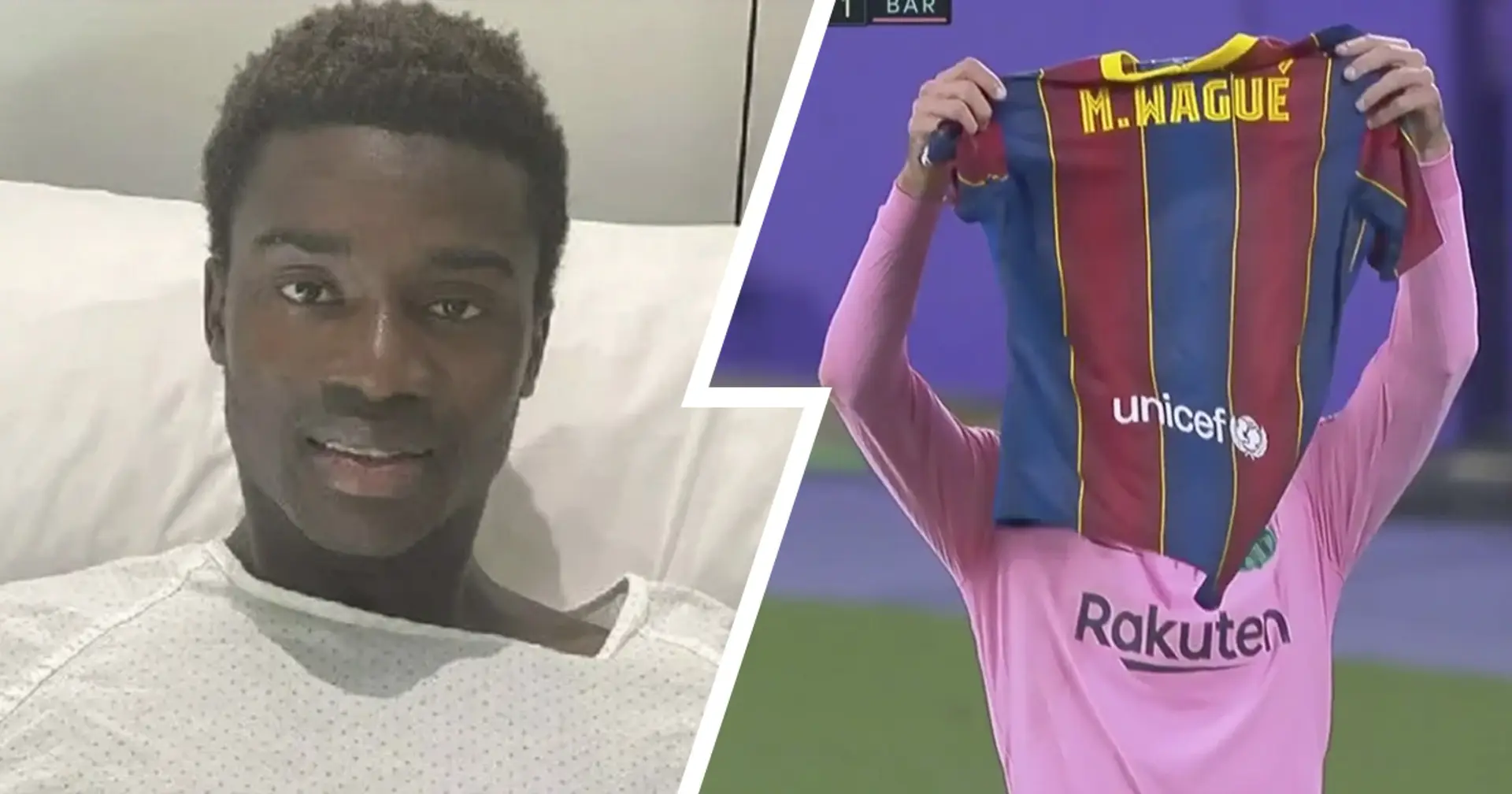 Touching: Lenglet dedicates goal to Moussa Wague who's set to miss about a year through injury