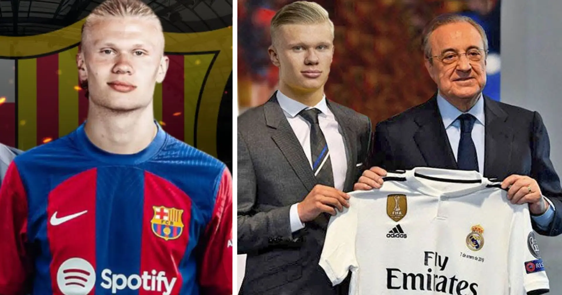 Haaland's father reportedly talking to Barca and Real Madrid at the same time