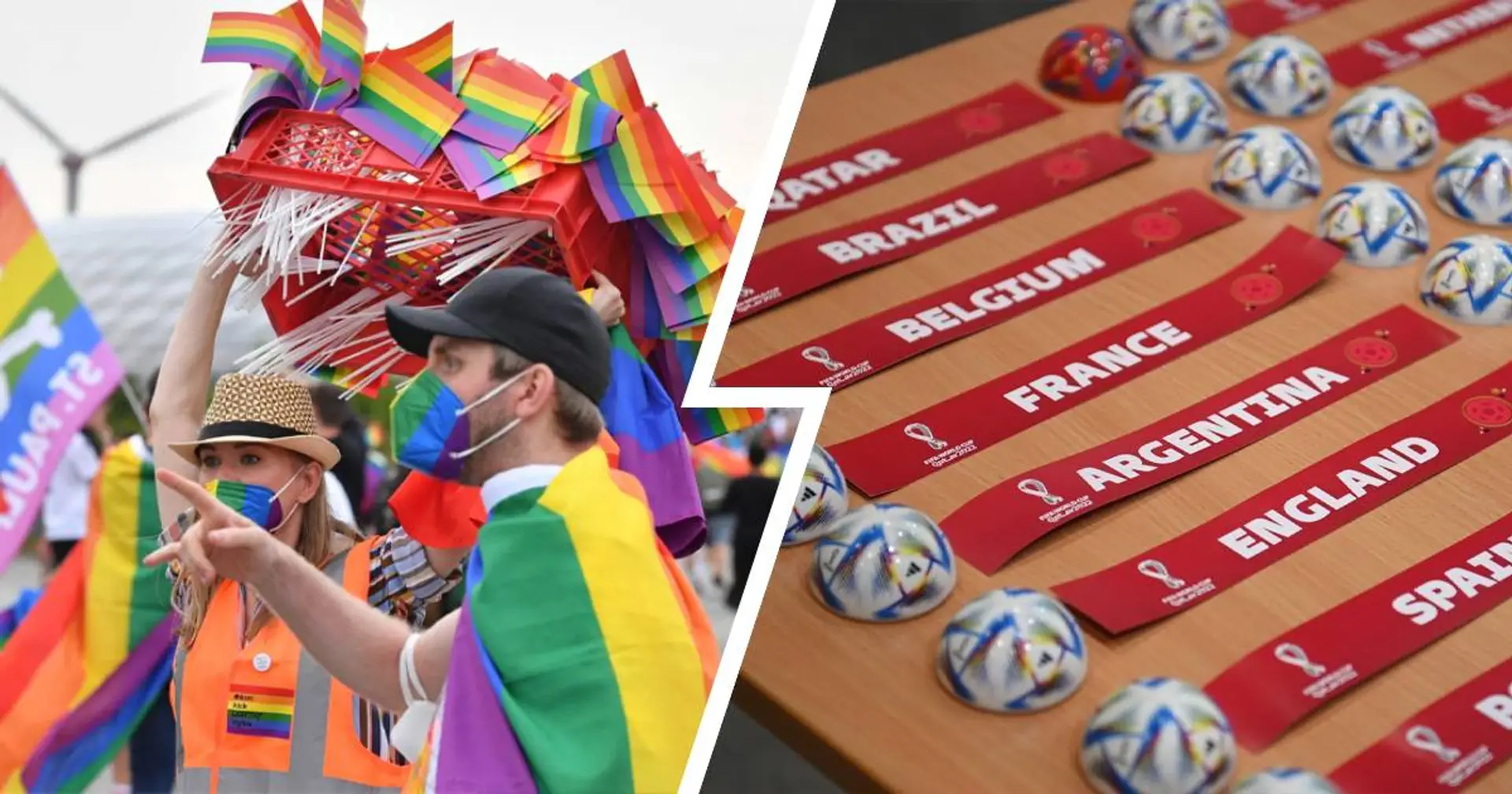 WM-Auslosung, Verbot von Regenbogen-Flaggen in Katar: 4 Top-News im Weltfußball, die ihr verpassen konntet