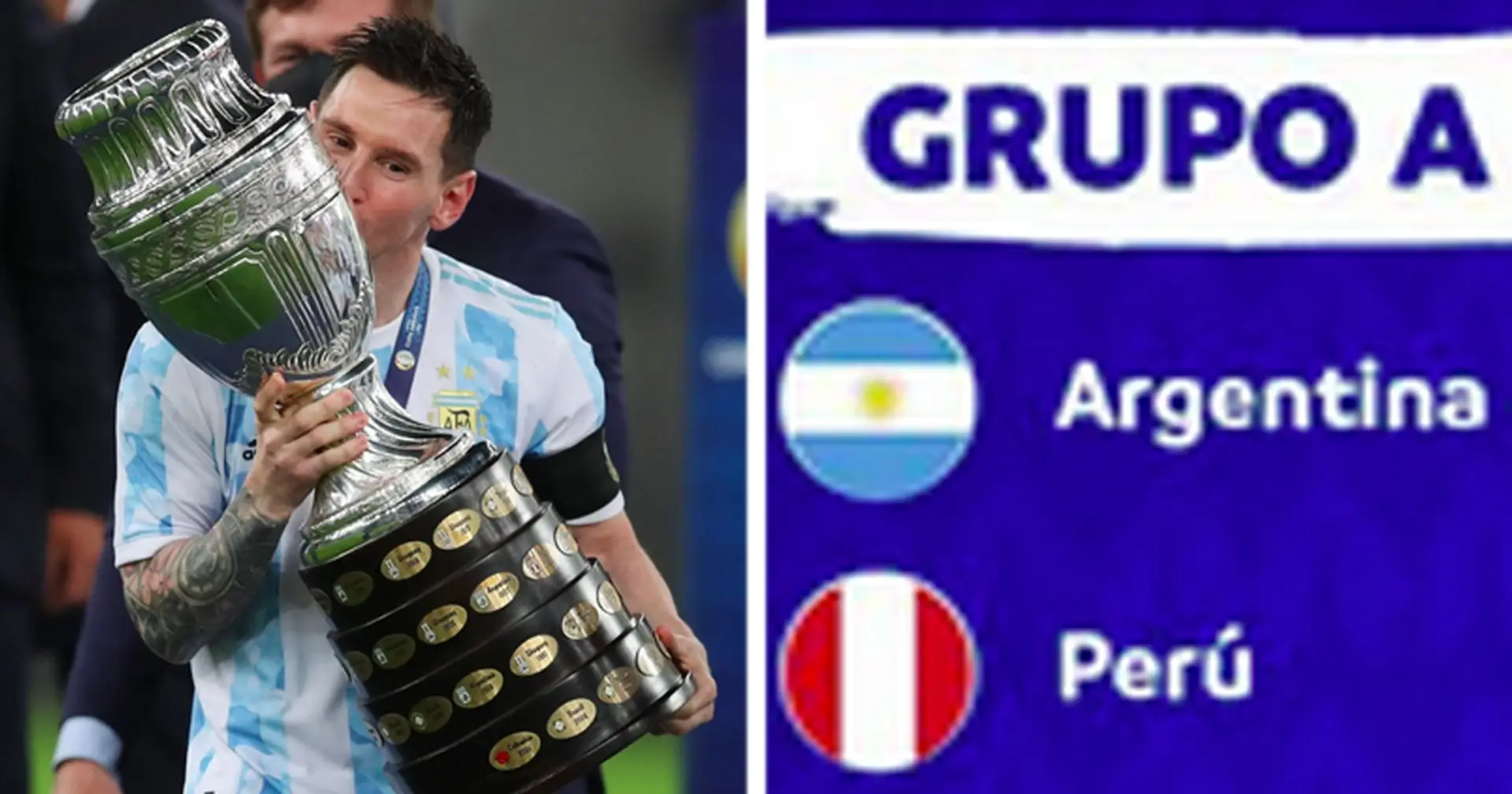 Le groupe de l'Argentine pour la Copa America confirmé - Messi va retrouver un de ses grands fans