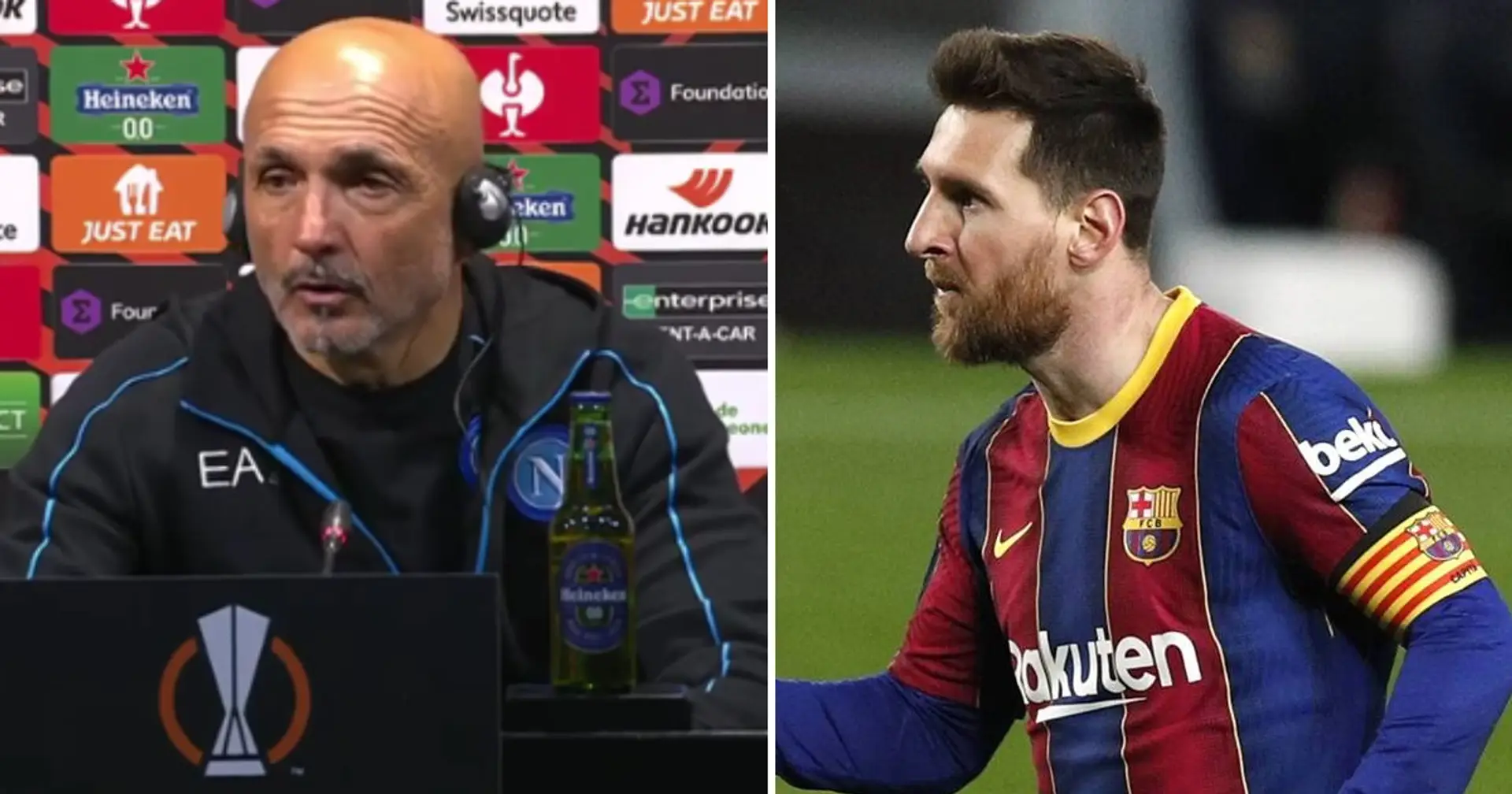 'They are still the same': Napoli coach Spaletti claims Barca are still strong without Messi