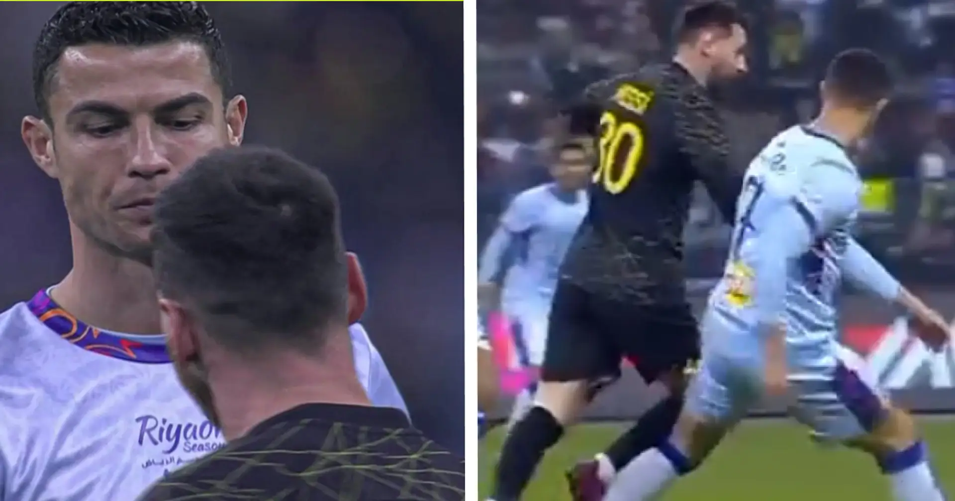 Messi trifft zum ersten Mal seit 2020 in einem Spiel auf Ronaldo - einer hat schon getroffen