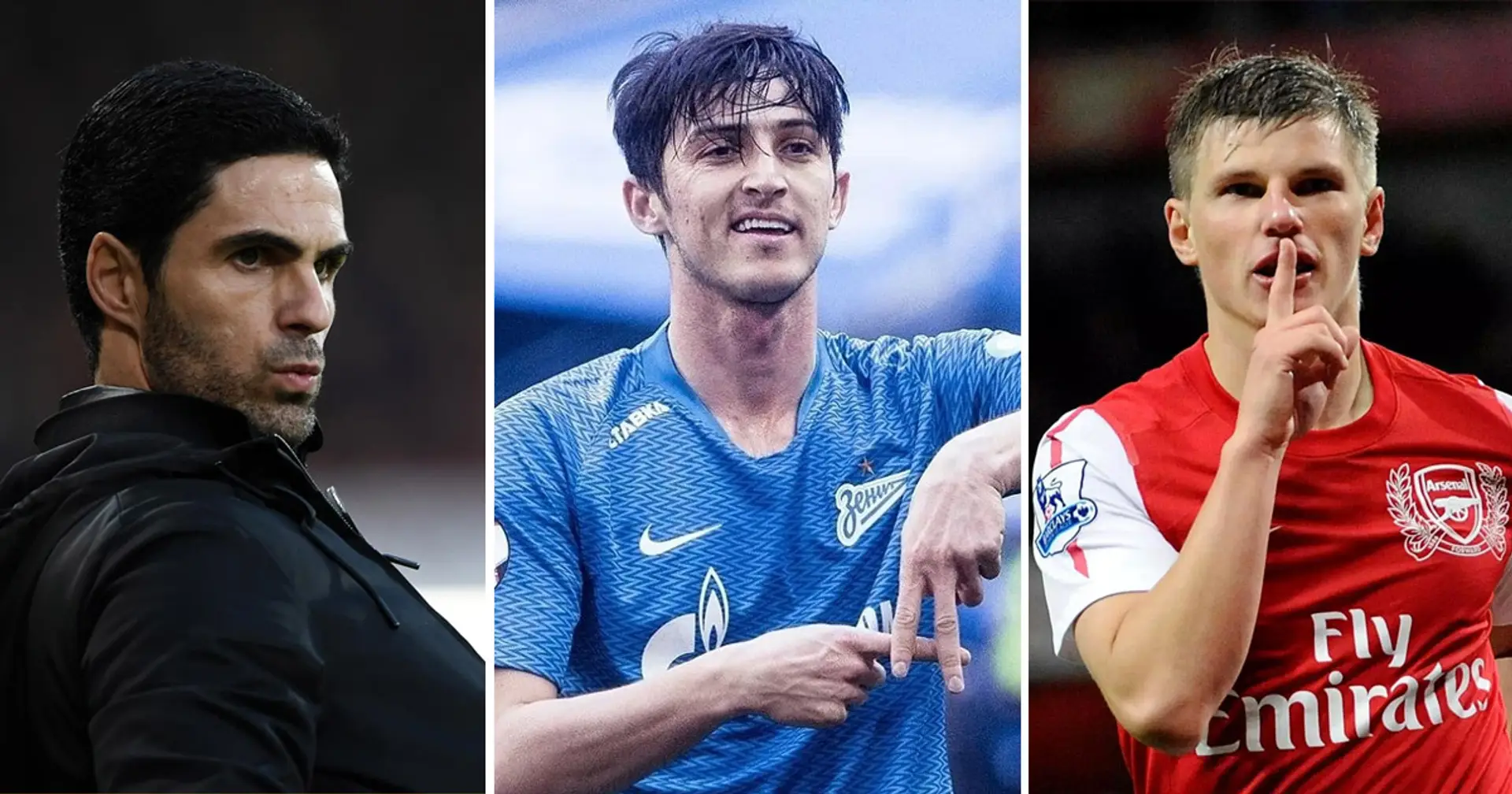 Arteta has had 'contact' with former teammate Arshavin over potential move for Zenit forward Azmoun