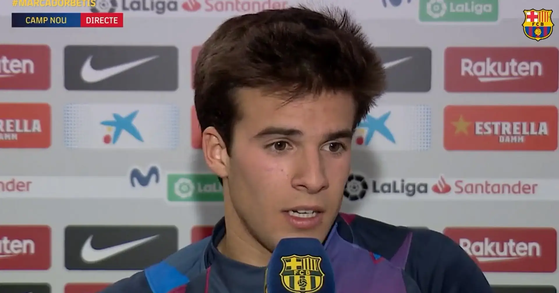 Puig oozing confidence when talking Barca's chances against Bayern despite Betis loss