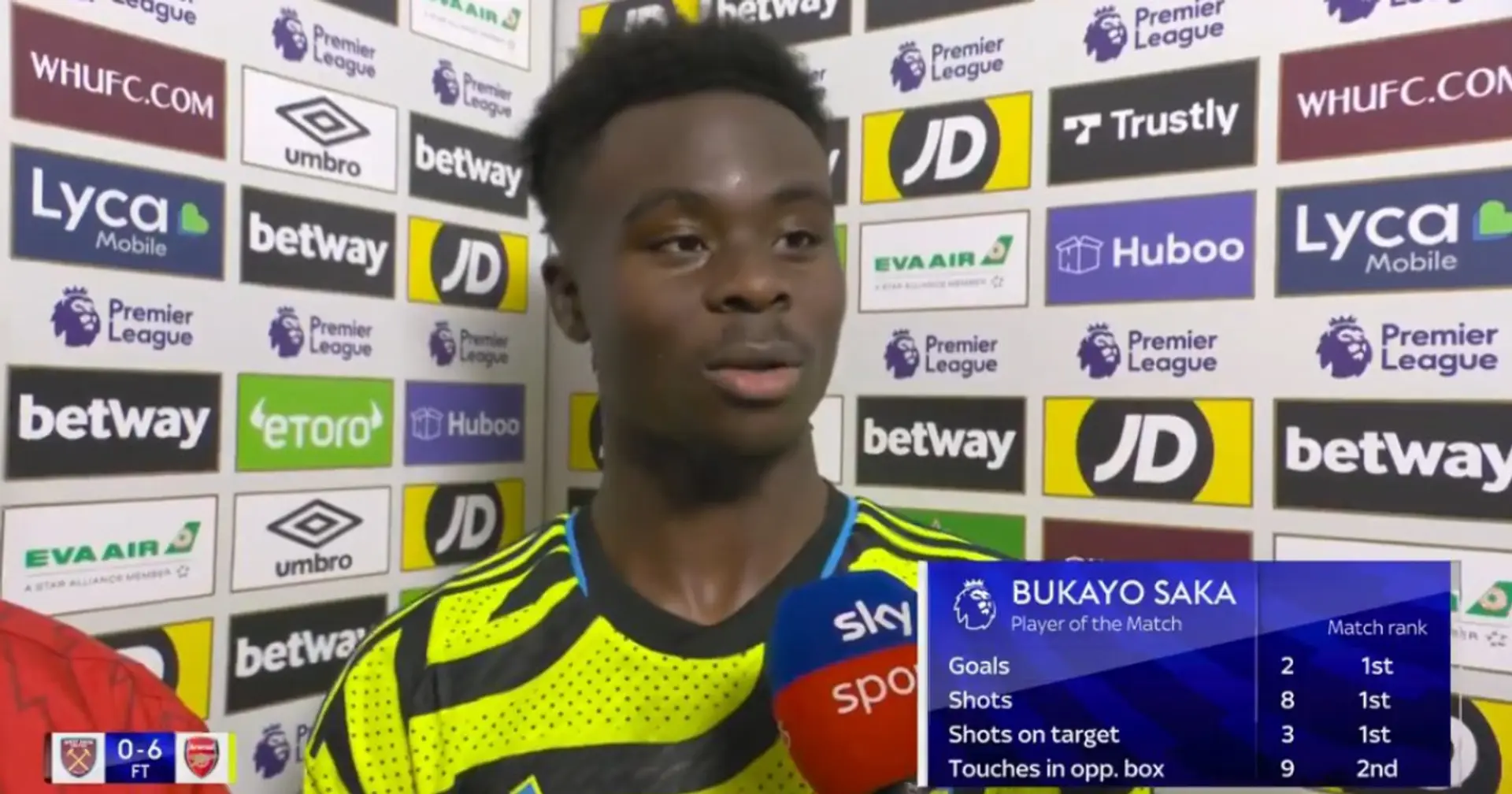 'We smell blood': Bukayo Saka sends message to Arsenal doubters