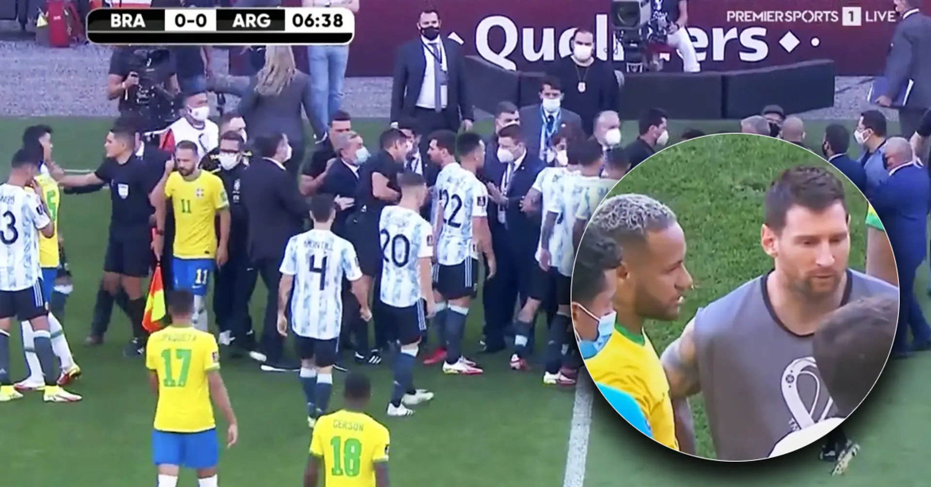 La police interrompt le match Brésil-Argentine afin d'expulser 4 joueurs pour avoir menti pour entrer dans le pays