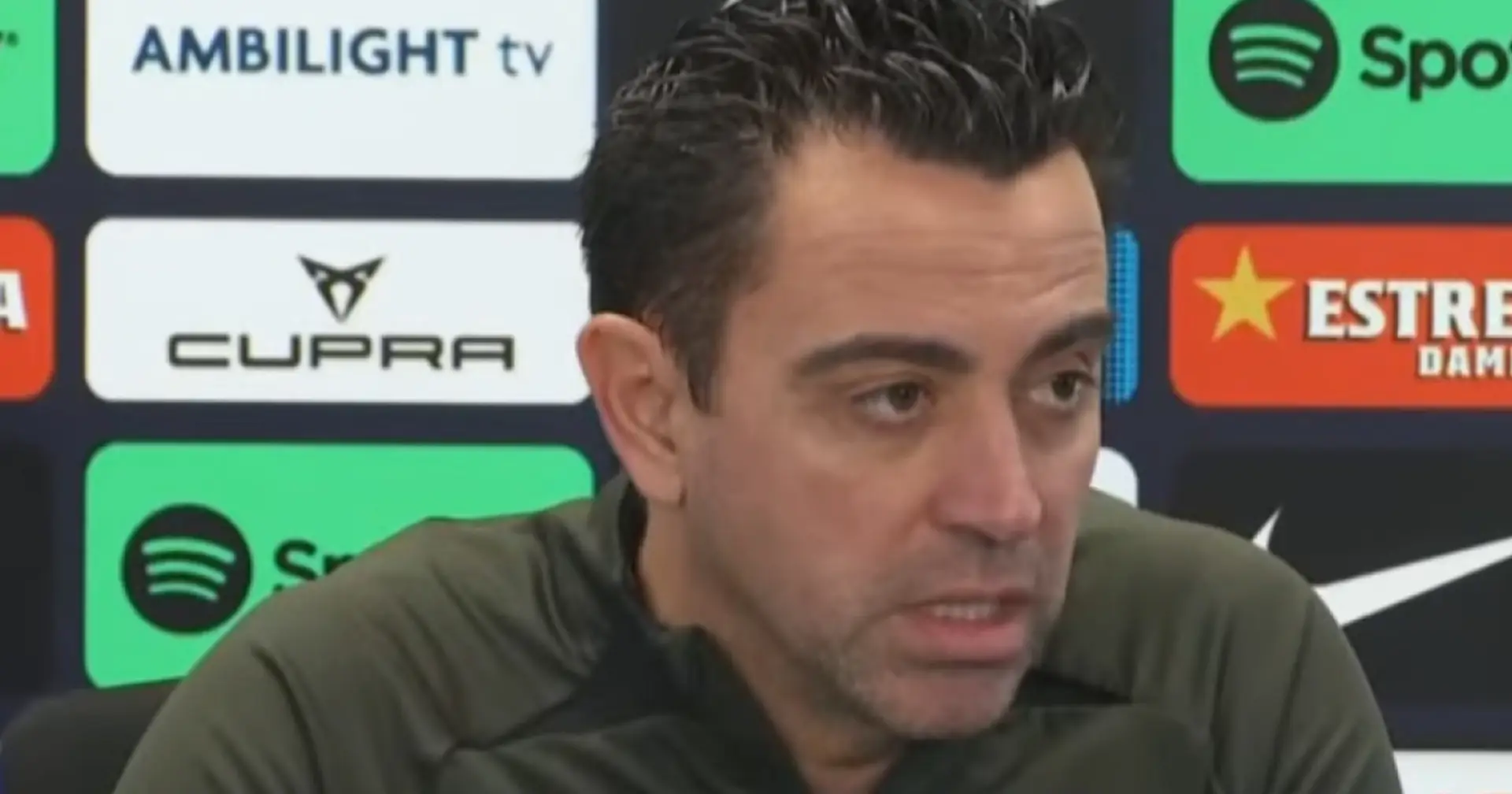 'They only miss you when you're gone': Xavi aims dig at critics