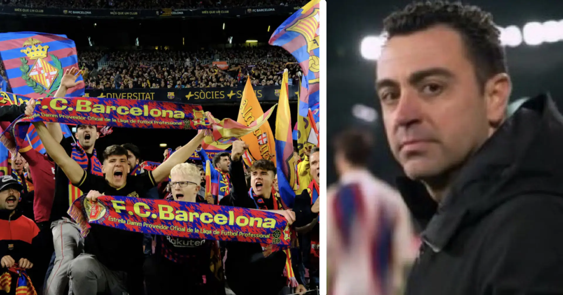 Lo que corearon los aficionados del Barça sobre Xavi en el tiempo de descuento ante el Valencia