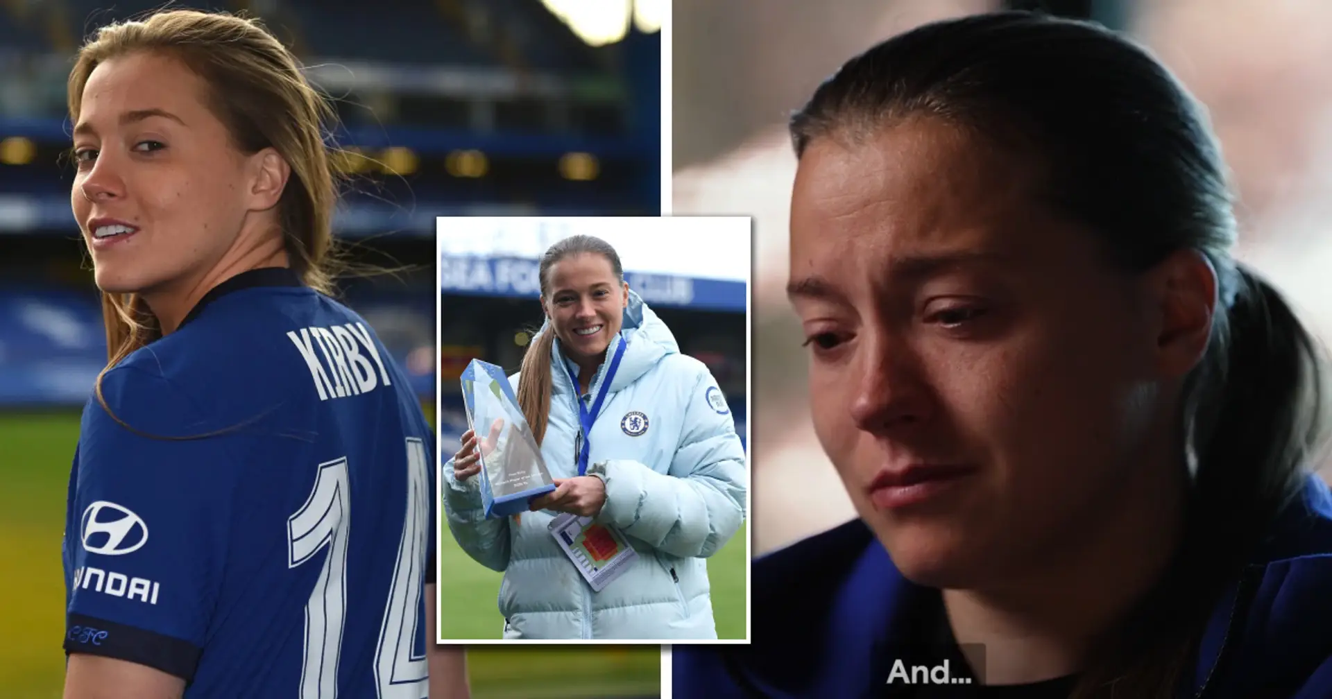 'I was just a young girl who loved football': Fran Kirby breaks into tears in heartfelt farewell after winning 14 trophies in 9 years for the club 