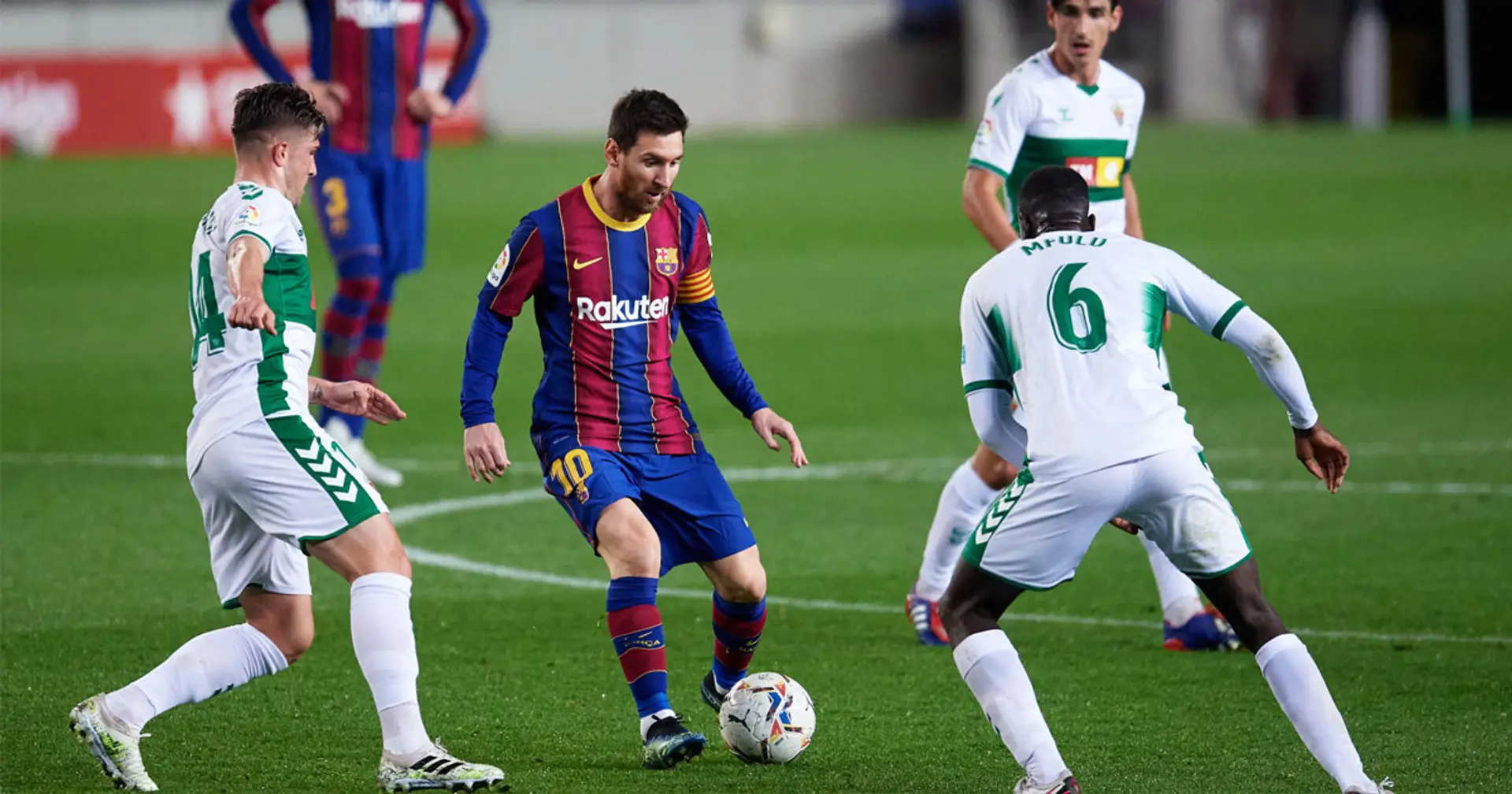 Leo Messi becomes 1st player to complete 100 dribbles in 2020/21 La Liga season