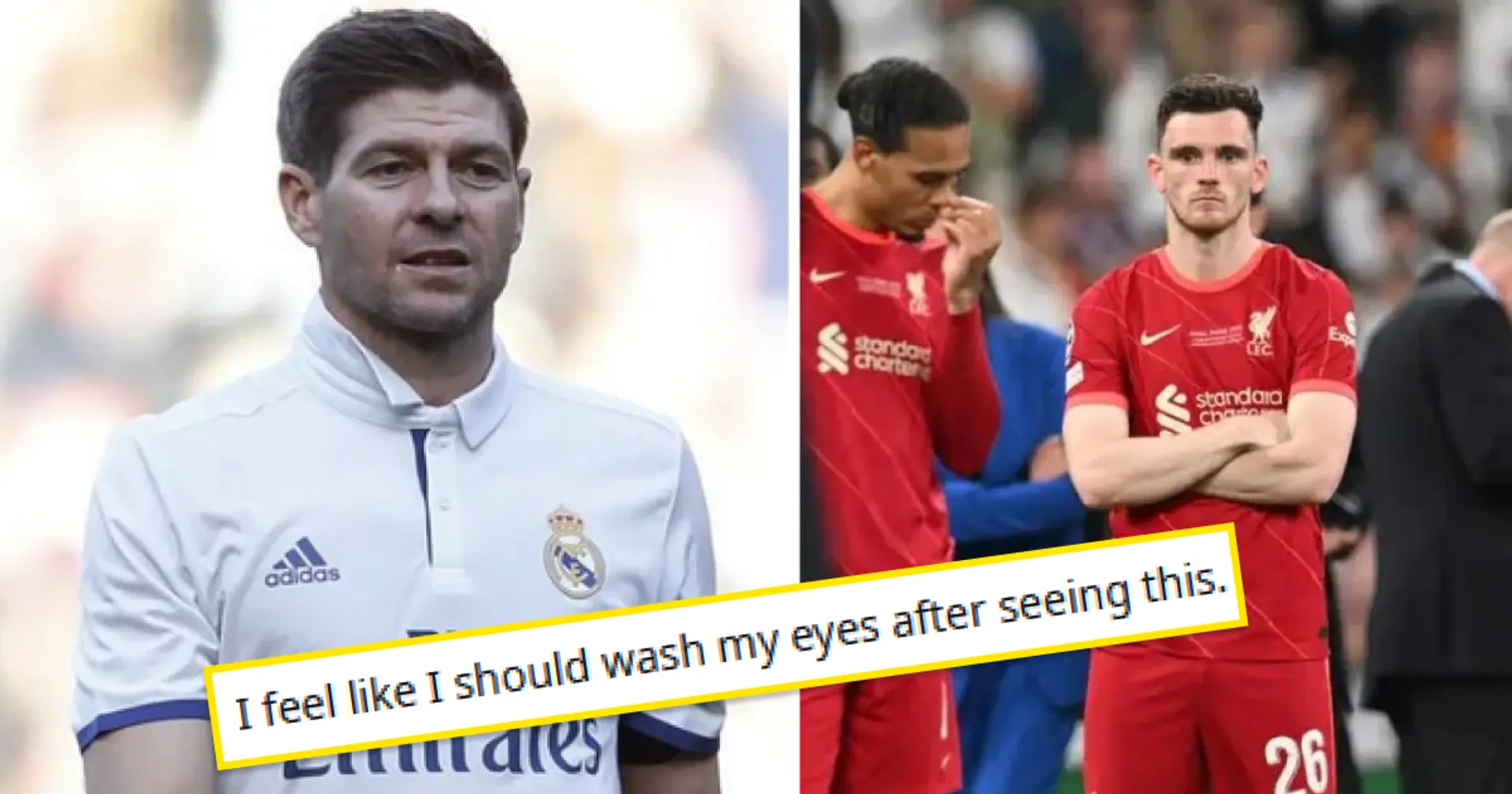 "Je me sens malade": les fans de Liverpool réagissent à la photo de Steven Gerrard dans un maillot du Real Madrid