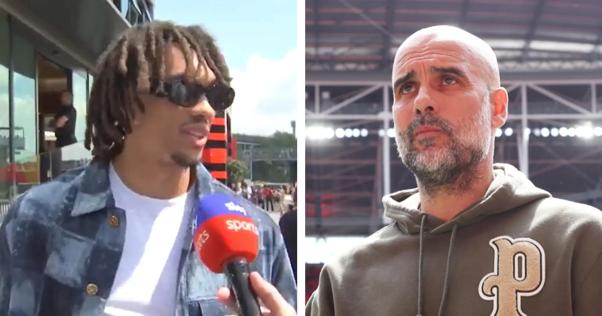 Trent Alexander-Arnold caught for interview during holiday, has to answer questions on Man City