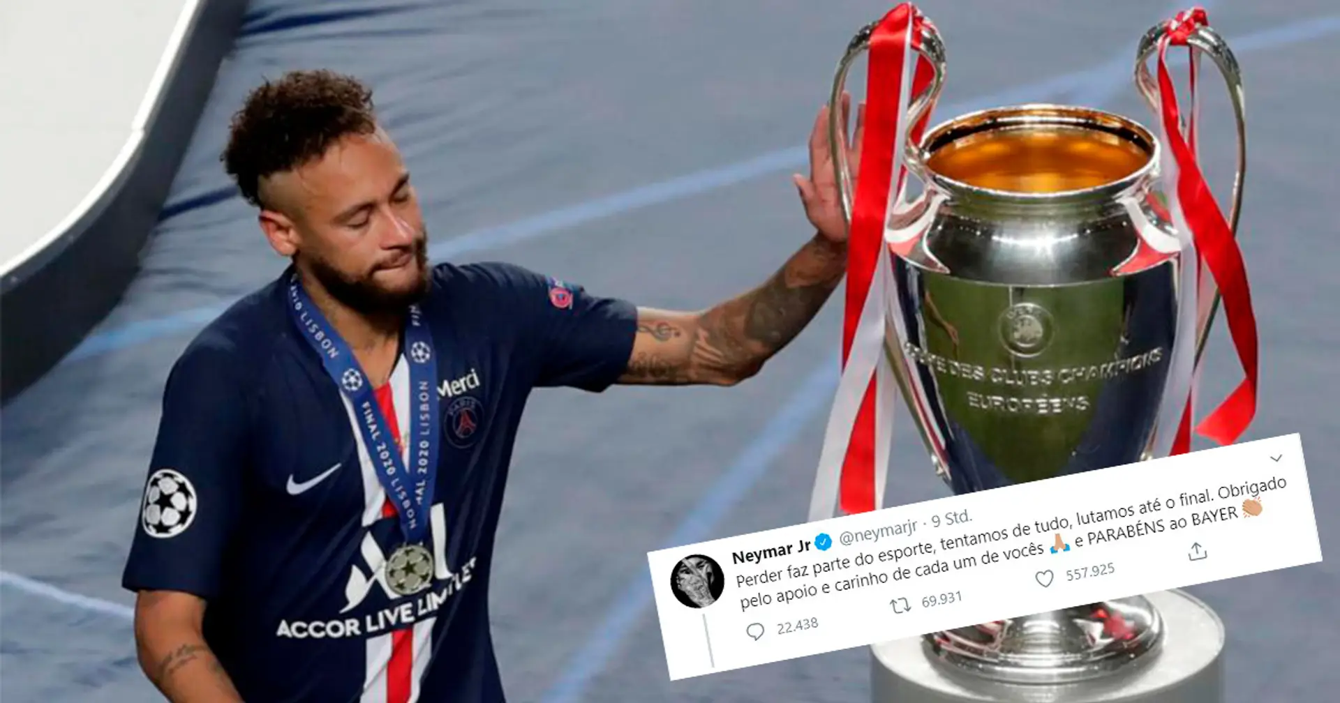 🤣 Nach dem CL-Finale gratulierte Neymar 'Bayer' und bekam 'Dank' aus Leverkusen