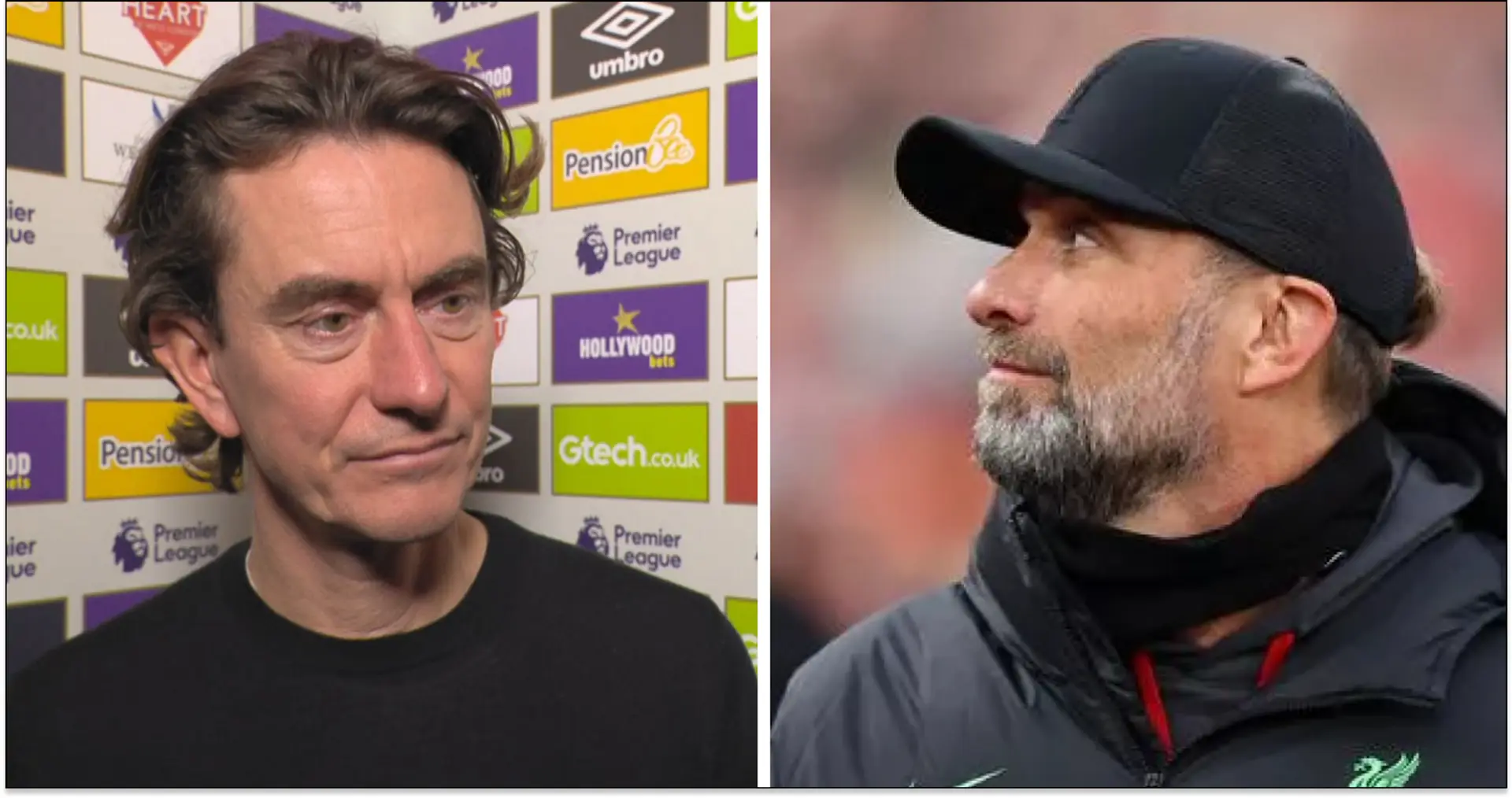 Thomas Frank (of all people) asked about succeeding Klopp at Liverpool