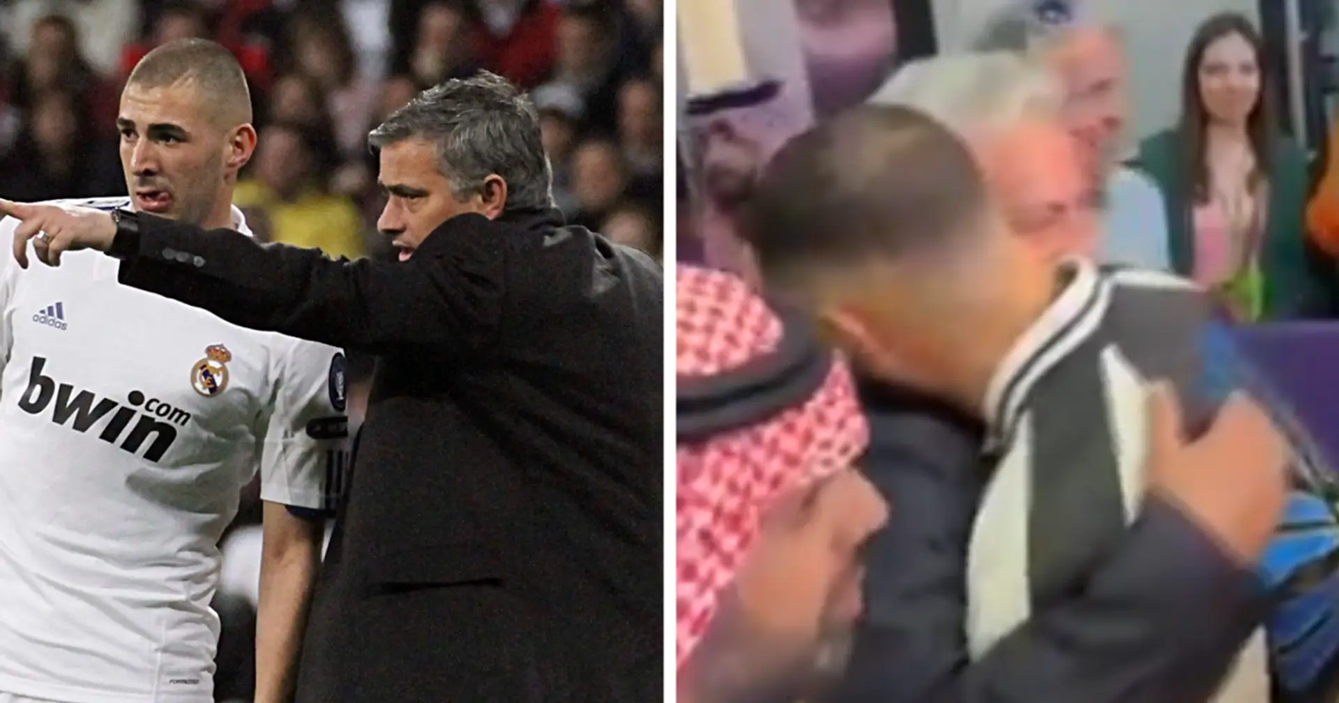 Karim Benzema and Jose Mourinho reunited! Real Madrid legends share warm embrace in touching moment
