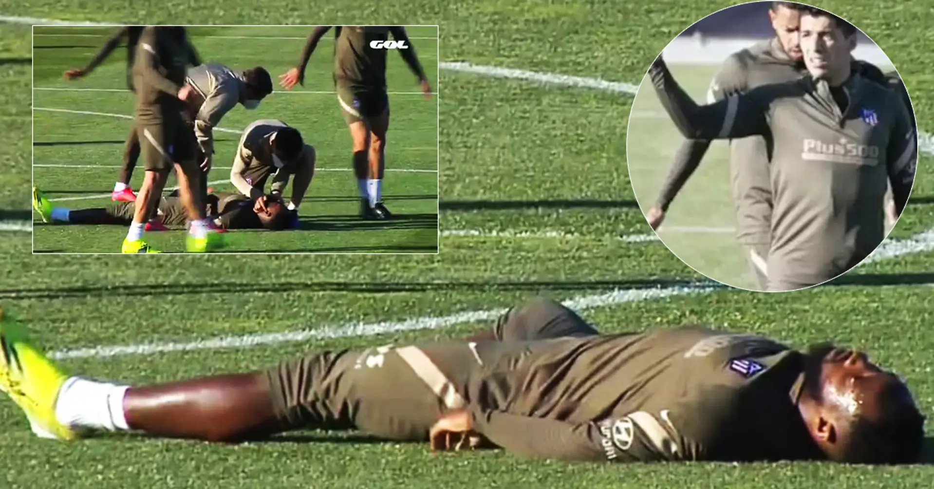 Moussa Dembele faints in the middle of Atletico Madrid training