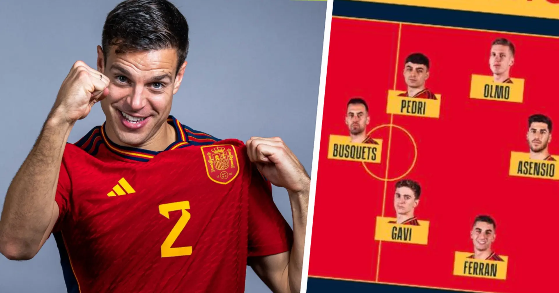 Chelsea captain Azpilicueta starts for Spain at World Cup