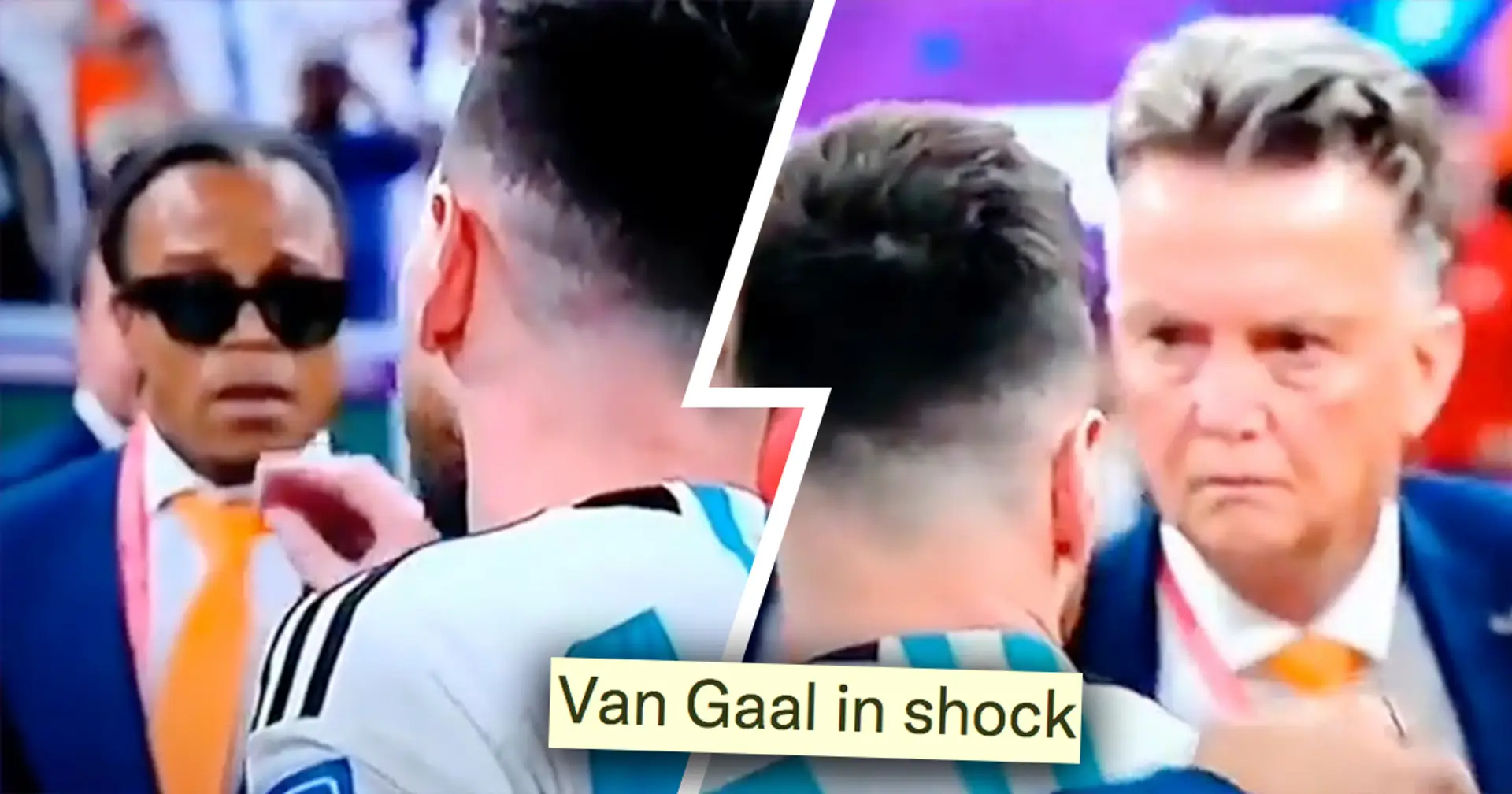 'Never make Leo angry. Never': Messi tells Van Gaal to shut up in the coldest World Cup vid you can imagine