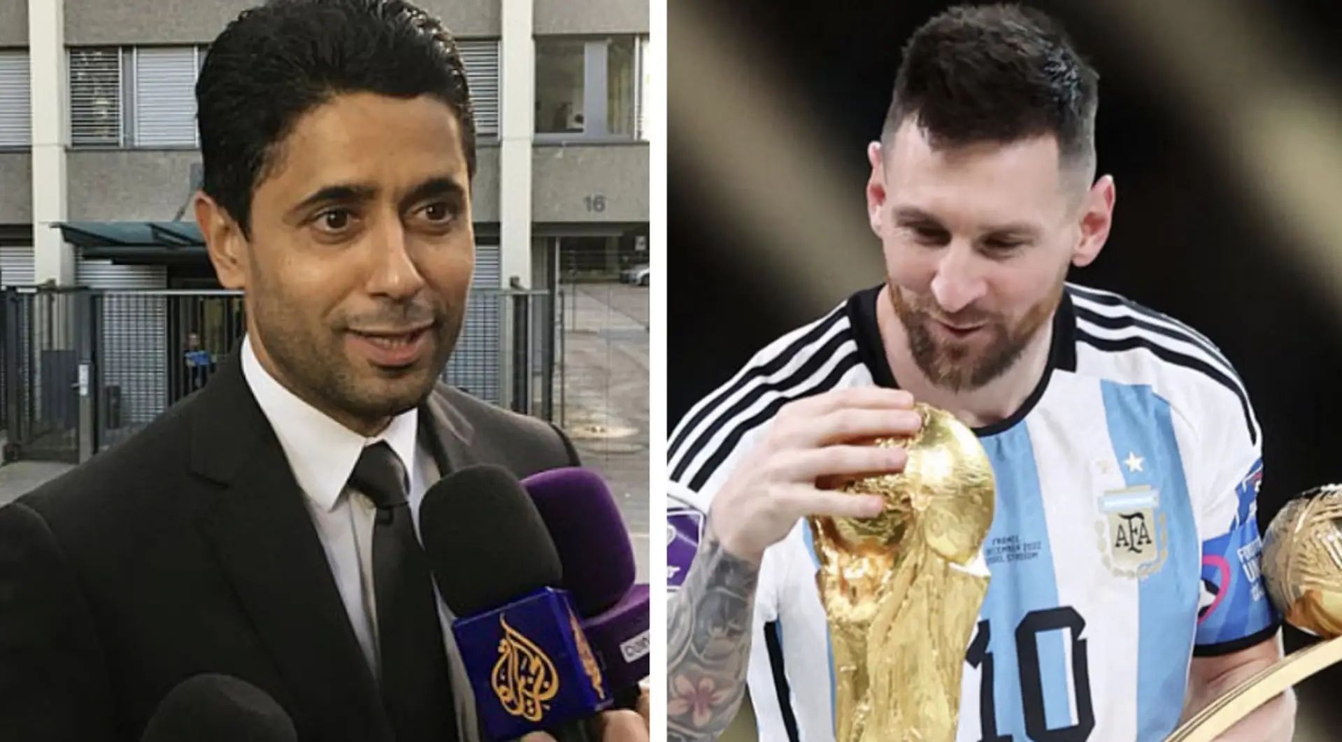 Al Khelaifi explains why it would've been 'tricky' to celebrate Messi's World Cup win at PSG stadium