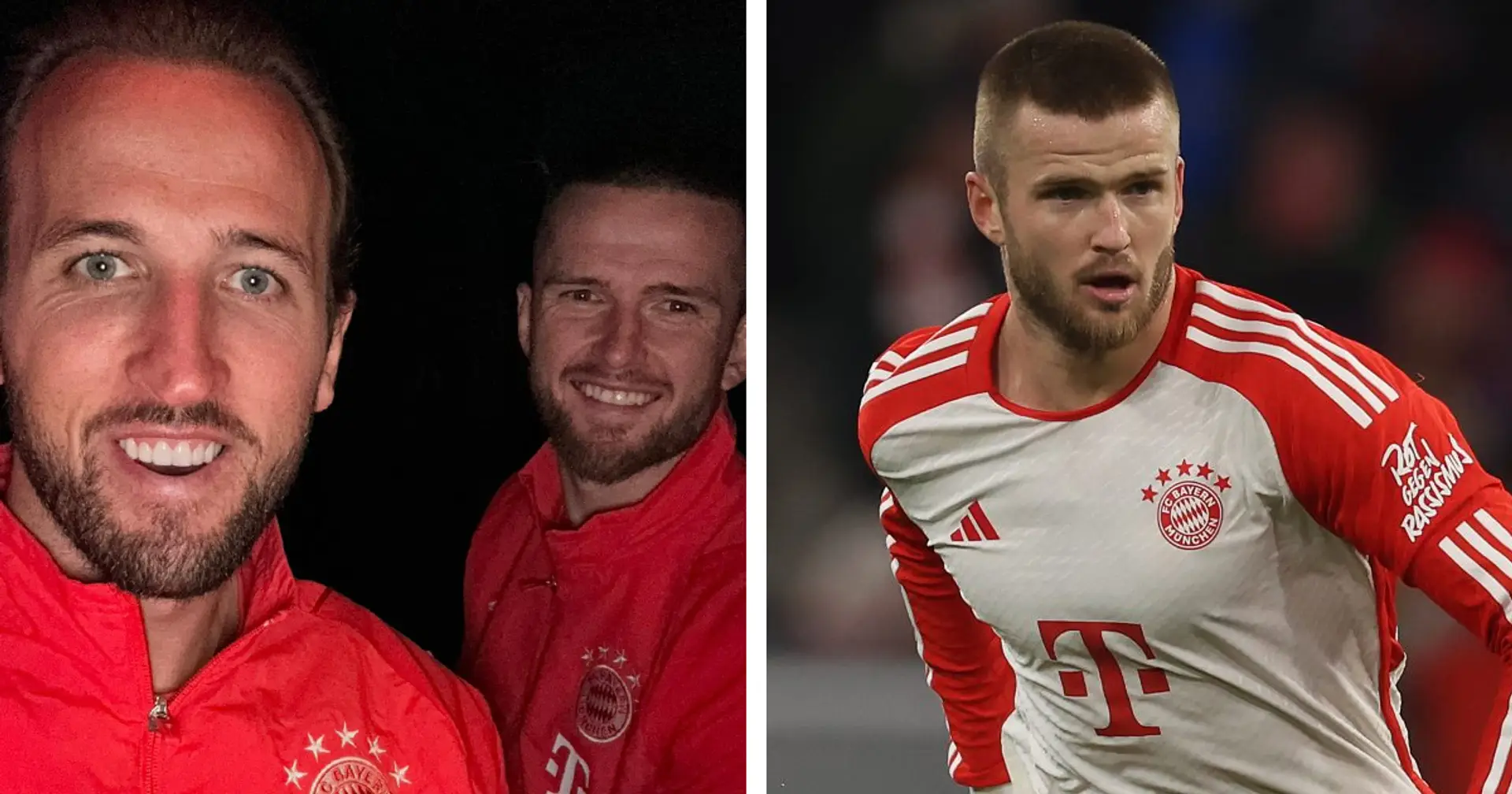 Wie Brüder: Harry Kane gratuliert Eric Dier zu seinem Startelf-Debüt für die Bayern