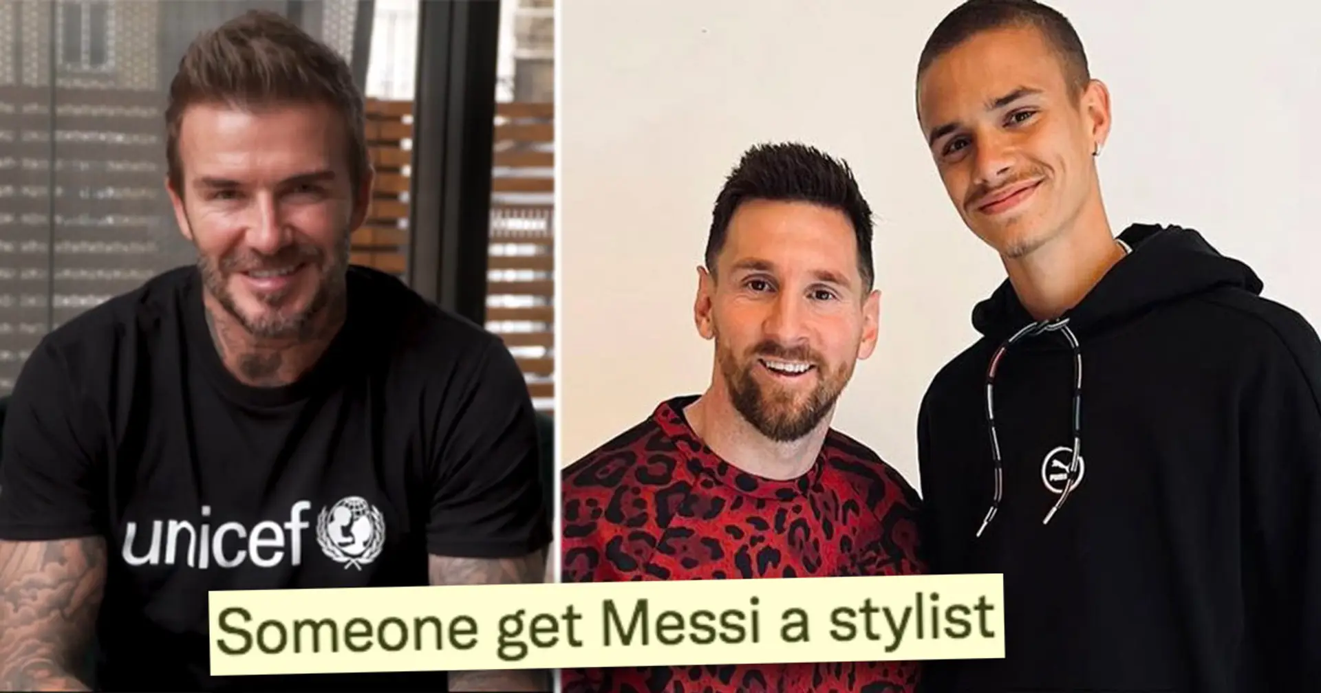 'Paris changed my man': Fans react to Messi's new look as he meets David Beckham's son