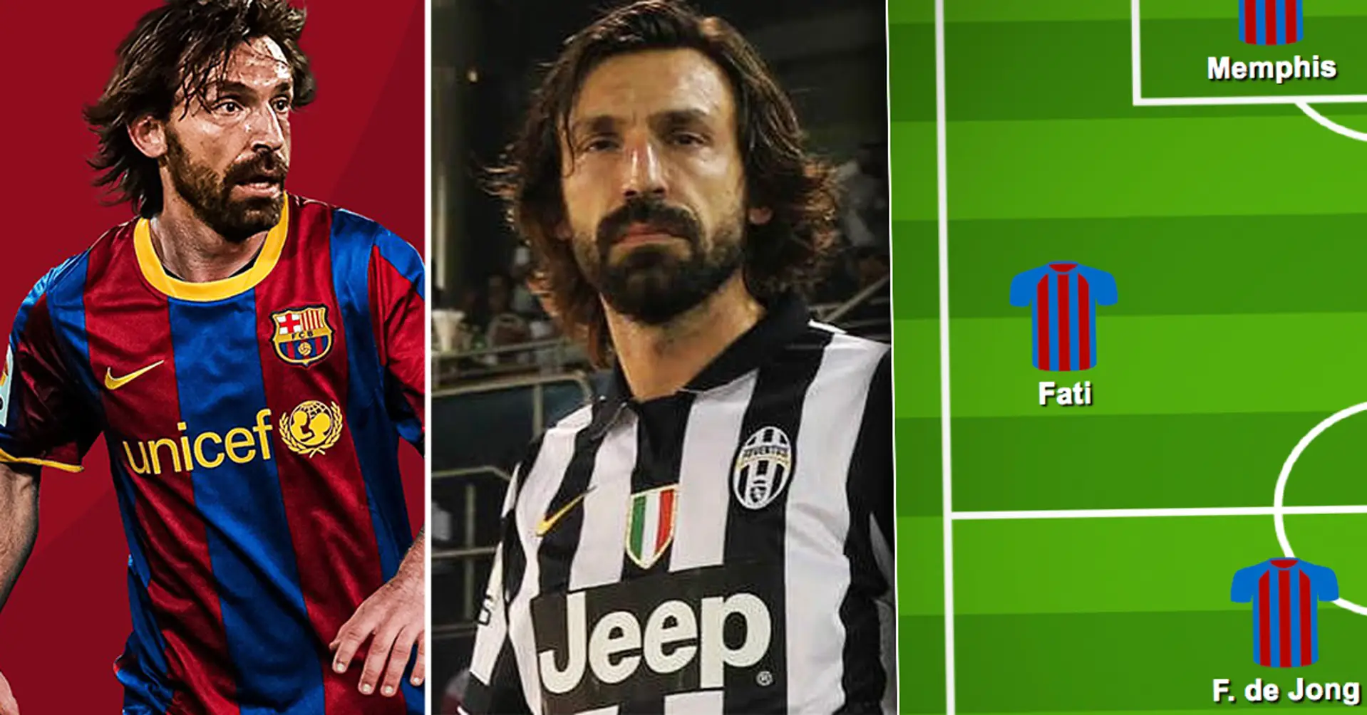 Revealed: how FC Barcelona could line up under Andrea Pirlo