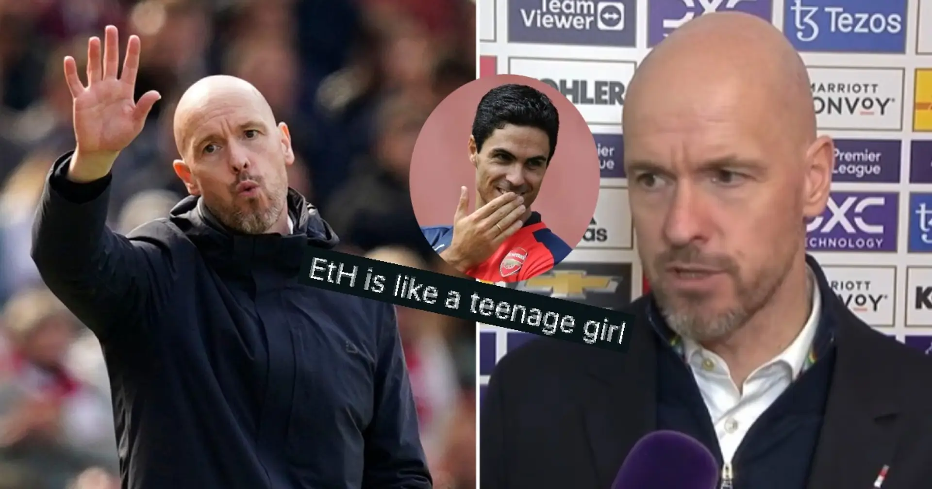 'Obsessed with us': Arsenal fans hit back at Ten Hag after fresh claims