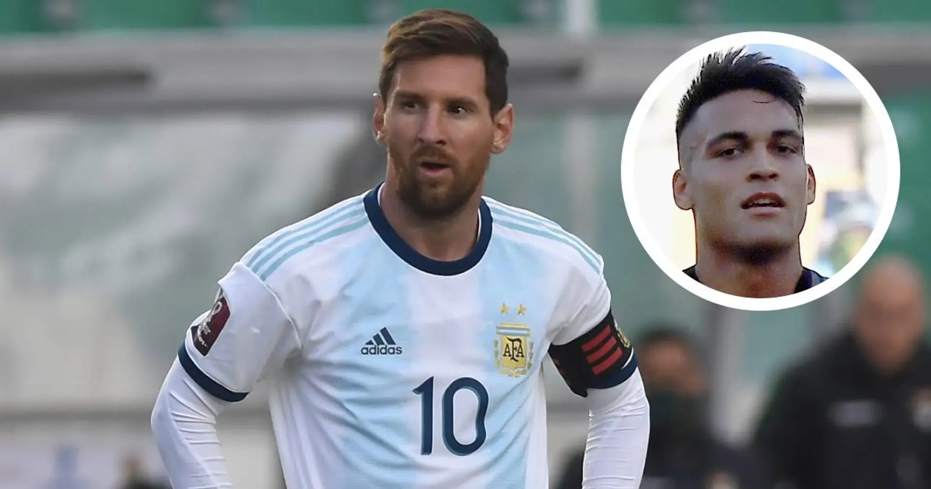 Lautaro félicite Messi pour avoir tout donné dans un match difficile contre la Bolivie